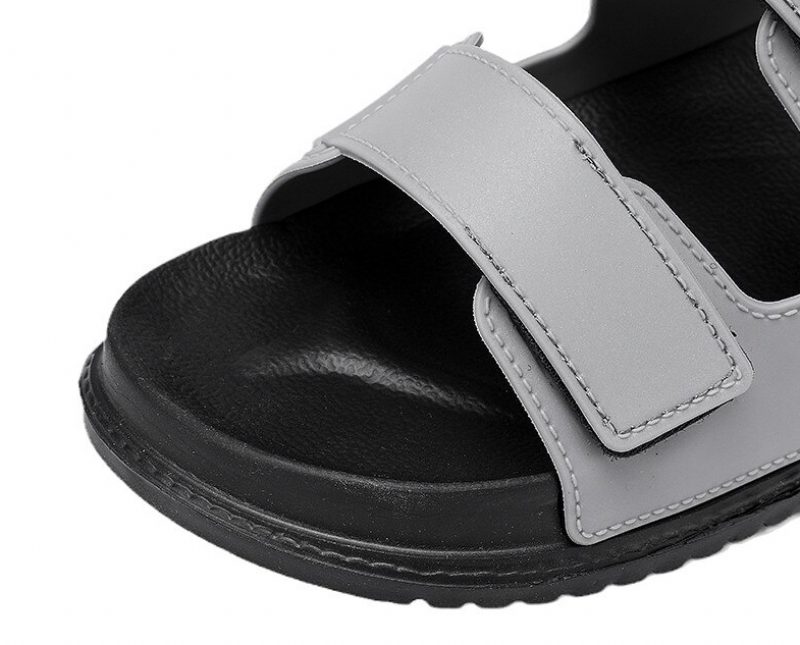 Matt Sandal Til Mænds Mode - Sort