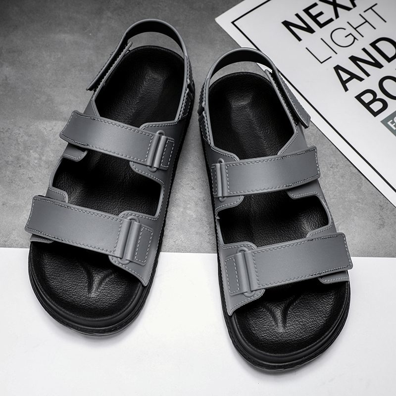 Matt Sandal Til Mænds Mode - Sort