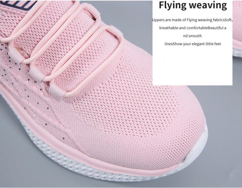 Melgen Dame Sneaker Komfortabel Snøre-up - Pink