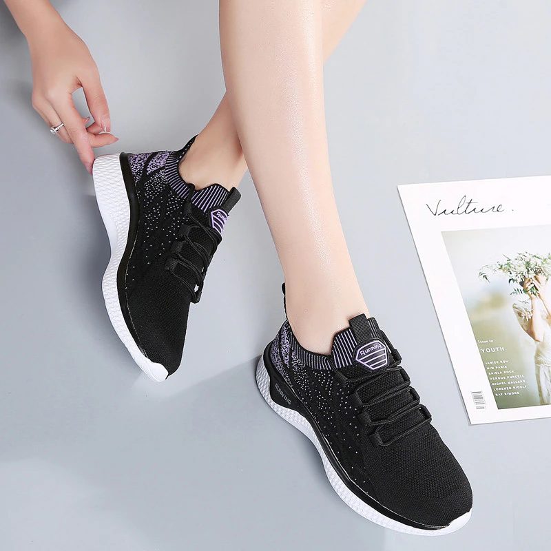 Melgen Dame Sneaker Komfortabel Snøre-up - Pink