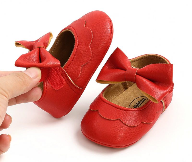 Melinda Baby Piges Flade Sko - Pink