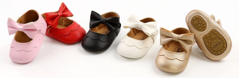 Melinda Baby Piges Flade Sko - Pink