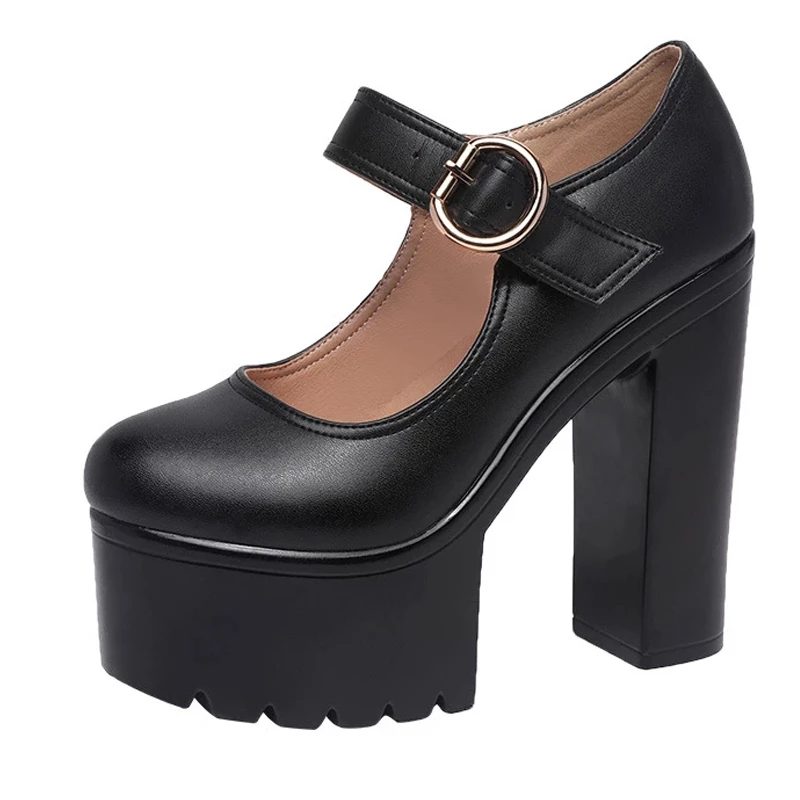 Melisa Kvindeplatform - Sort 13 cm