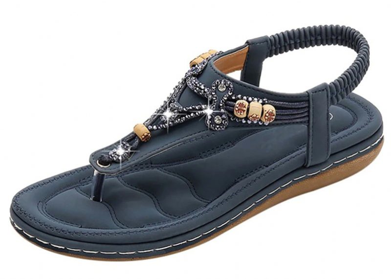 Melissa Flad Sandal Til Kvinder - Blå
