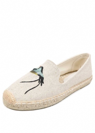 Melva Dame Sommer Flade Sko Slip-on Åndbar Espadrille