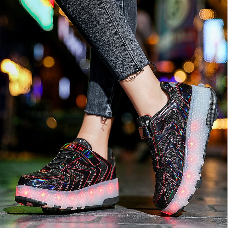 Memphis Unisex Rullesneaker Til Børn - Pink