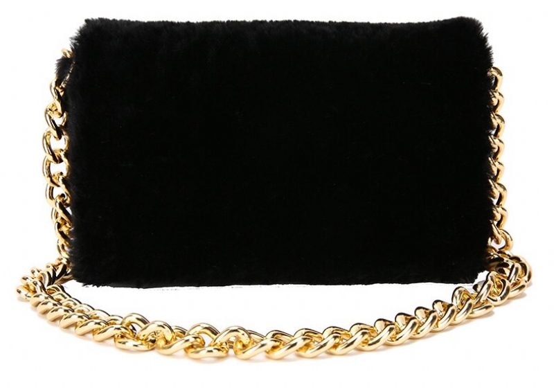 Mendez Small Crossbody-håndtaske Til Kvinder Med Klap - Sort