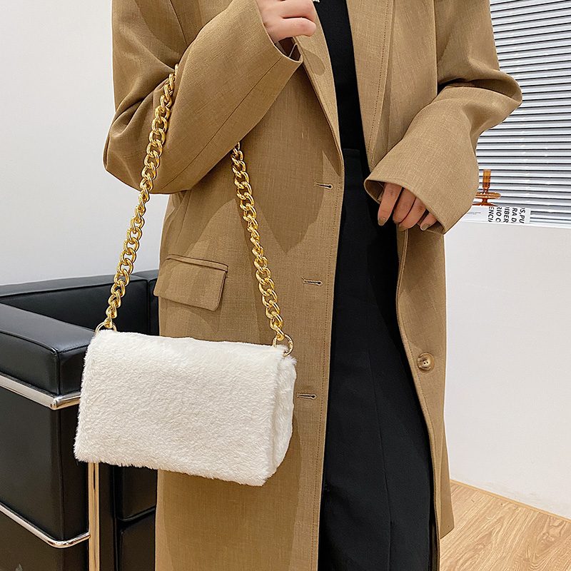 Mendez Small Crossbody-håndtaske Til Kvinder Med Klap - Sort
