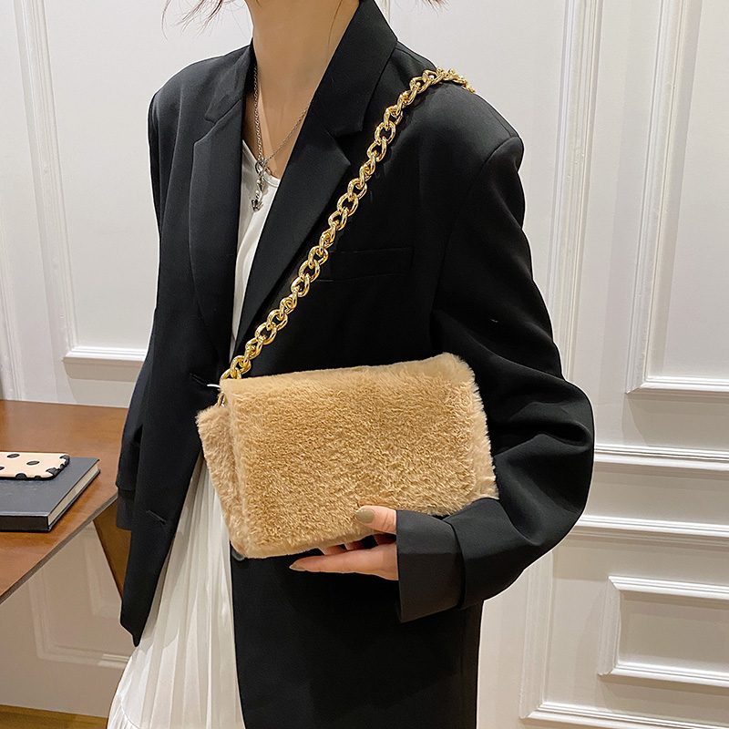 Mendez Small Crossbody-håndtaske Til Kvinder Med Klap - Sort