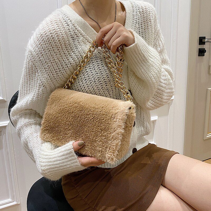 Mendez Small Crossbody-håndtaske Til Kvinder Med Klap - Sort