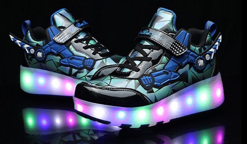Mendez Unisex Rullesneaker Til Børn - Sort