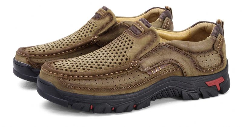 Menphis Loafers Fritidssko Til Mænd - Khaki