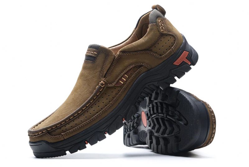 Menphis Loafers Fritidssko Til Mænd - Khaki