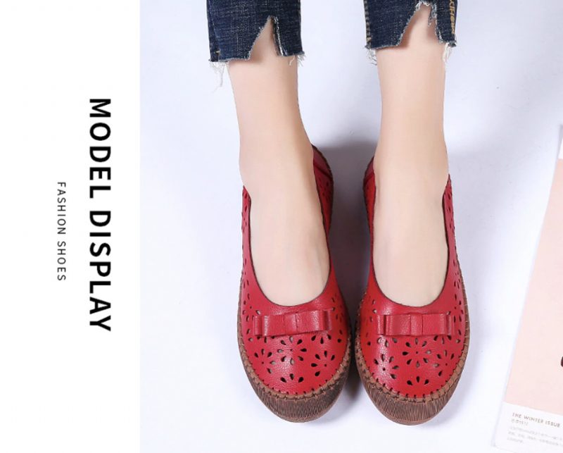 Merida Loafer - Rød sommerfugleknude