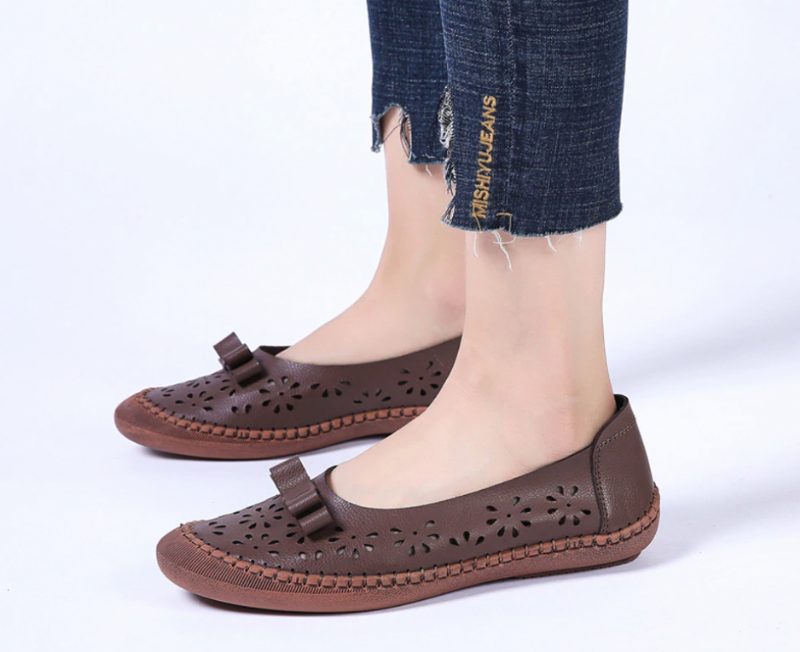 Merida Loafer - Rød sommerfugleknude