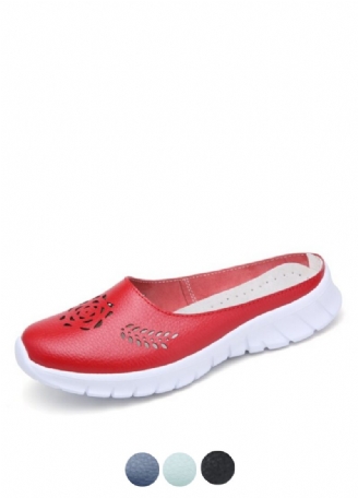 Merly Kvinders Ægte Læder Sommer Flade Flip-flops Sko