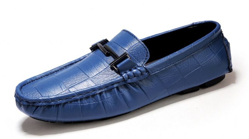Methan Loafers Dress Sko Til Mænd - Blå