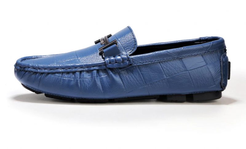 Methan Loafers Dress Sko Til Mænd - Blå