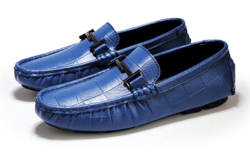 Methan Loafers Dress Sko Til Mænd - Blå