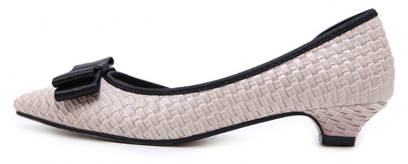 Mia Dame Fashion Pump Sko - Beige