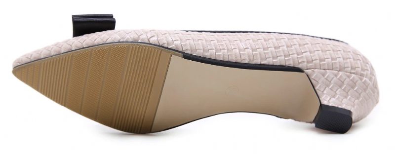 Mia Dame Fashion Pump Sko - Beige