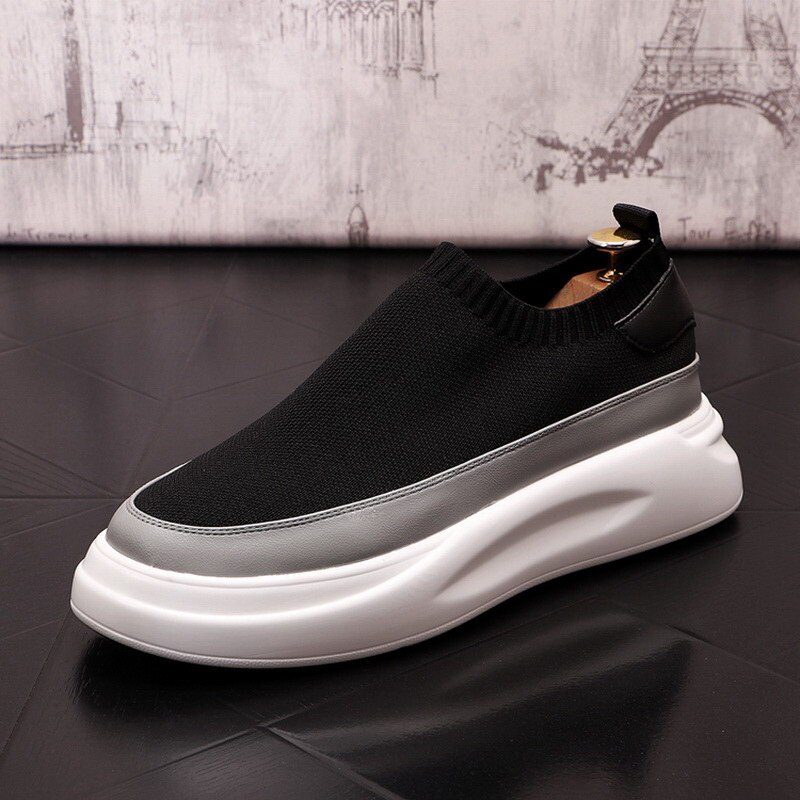 Miaray Sneakers Platform Sko Til Mænd - Sort