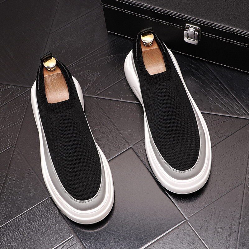 Miaray Sneakers Platform Sko Til Mænd - Sort