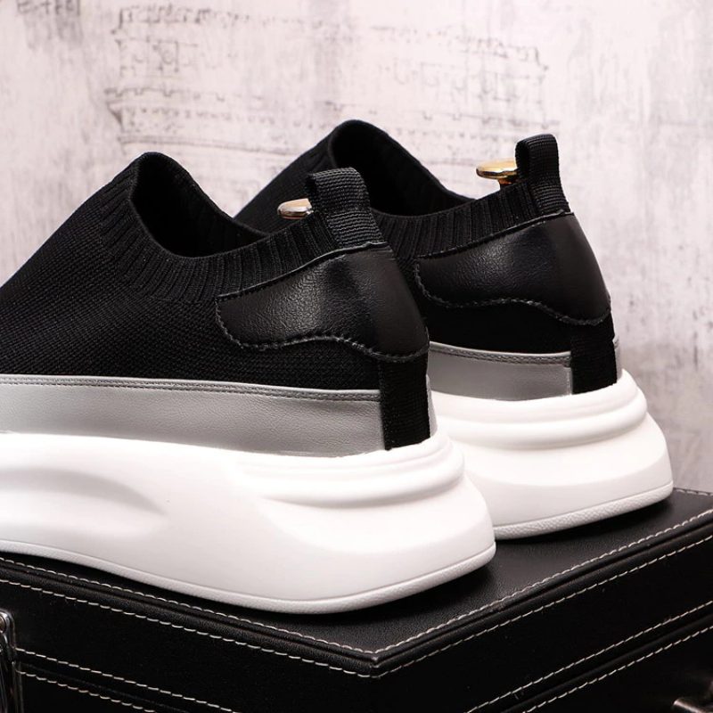 Miaray Sneakers Platform Sko Til Mænd - Sort