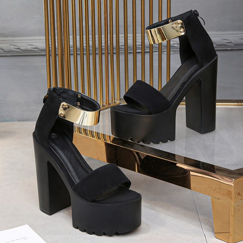 Michell Platform Sandal Til Kvinder - Gul