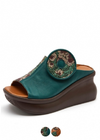 Michelle Kvinders Platform Wedges Træsko