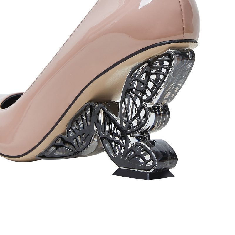 Michely Dame-skulpterede Hælkjole Pumps - Sort