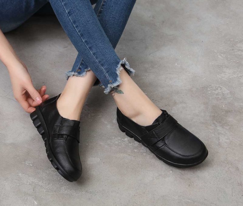 Milan Dame Loafer Sko - Khaki