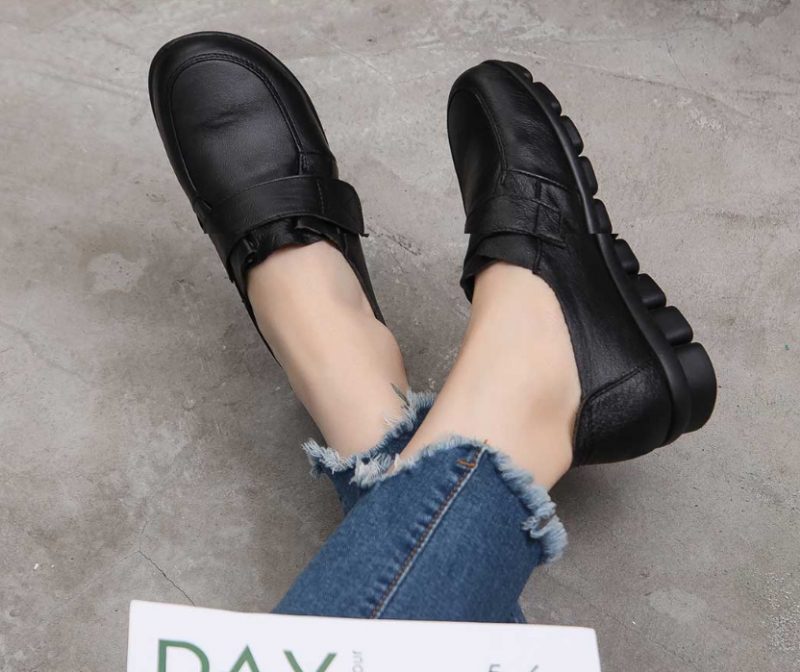 Milan Dame Loafer Sko - Khaki