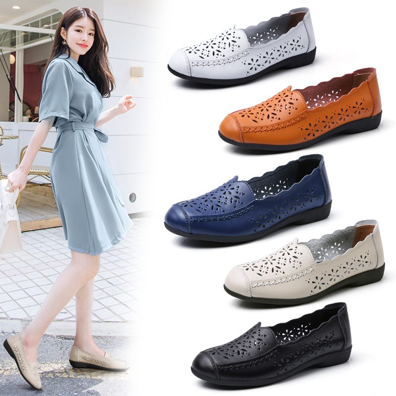Mildre Dame Loafer Sko - Beige