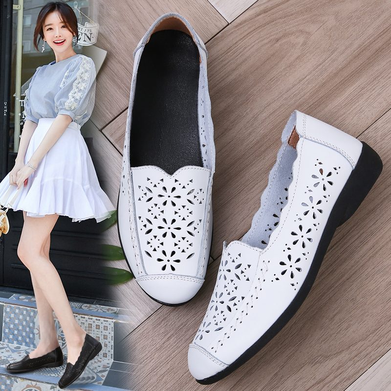 Mildre Dame Loafer Sko - Beige