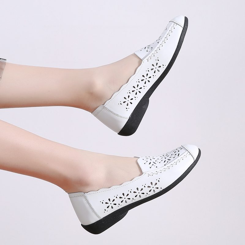 Mildre Dame Loafer Sko - Beige