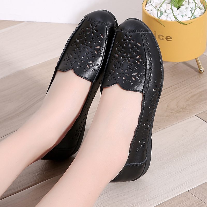 Mildre Dame Loafer Sko - Beige