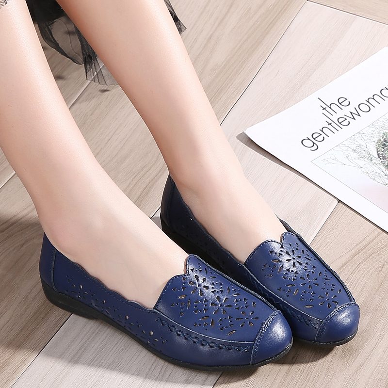 Mildre Dame Loafer Sko - Beige