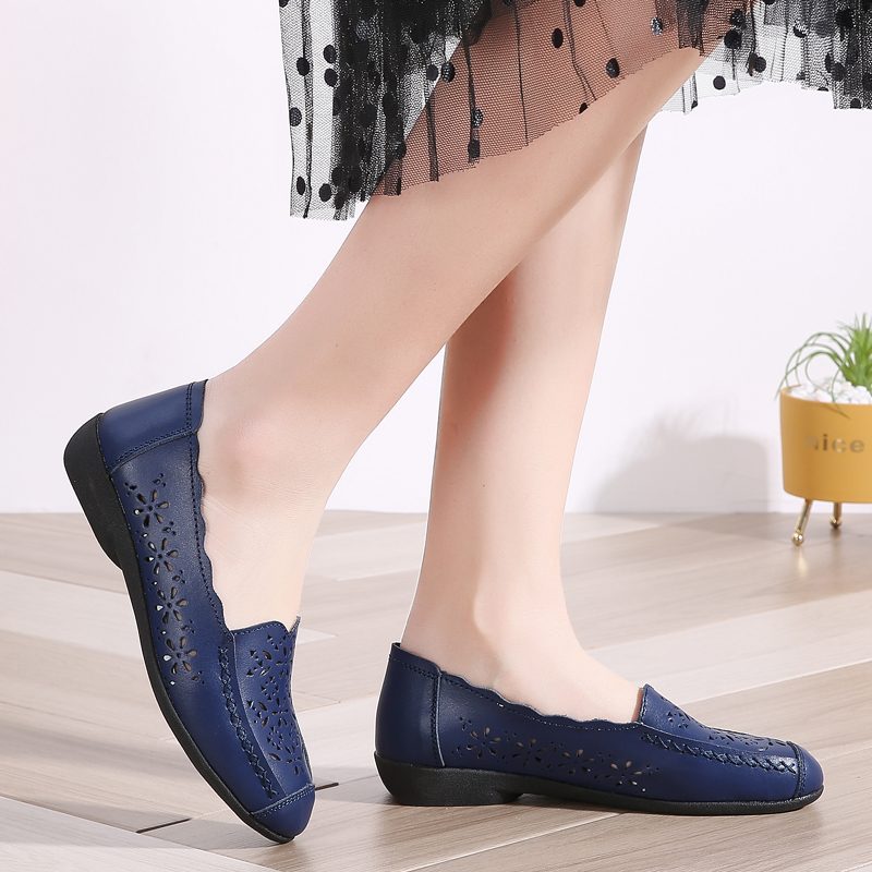 Mildre Dame Loafer Sko - Beige