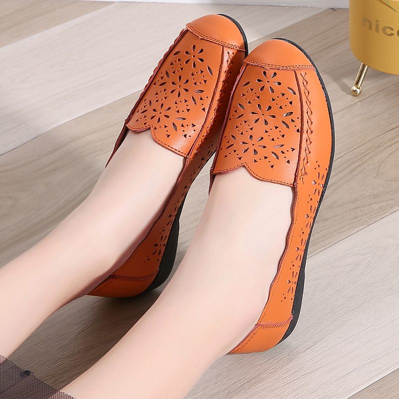 Mildre Dame Loafer Sko - Beige