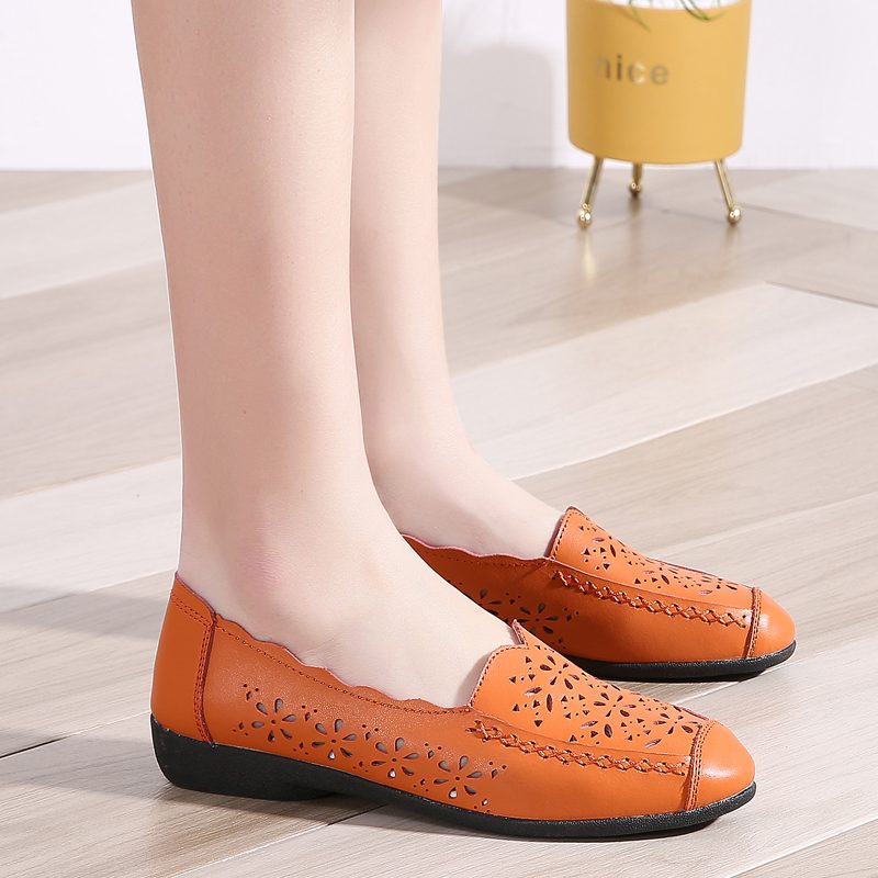Mildre Dame Loafer Sko - Beige