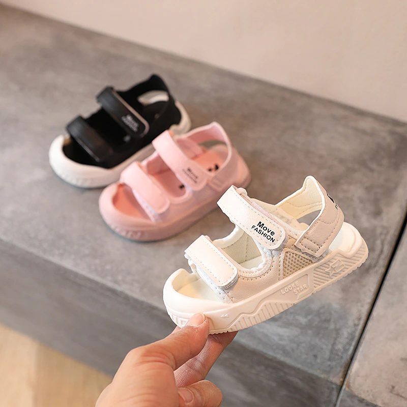 Miles Unisex Afslappet Børnesandaler - Hvid