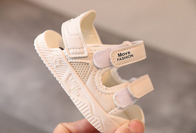 Miles Unisex Afslappet Børnesandaler - Hvid