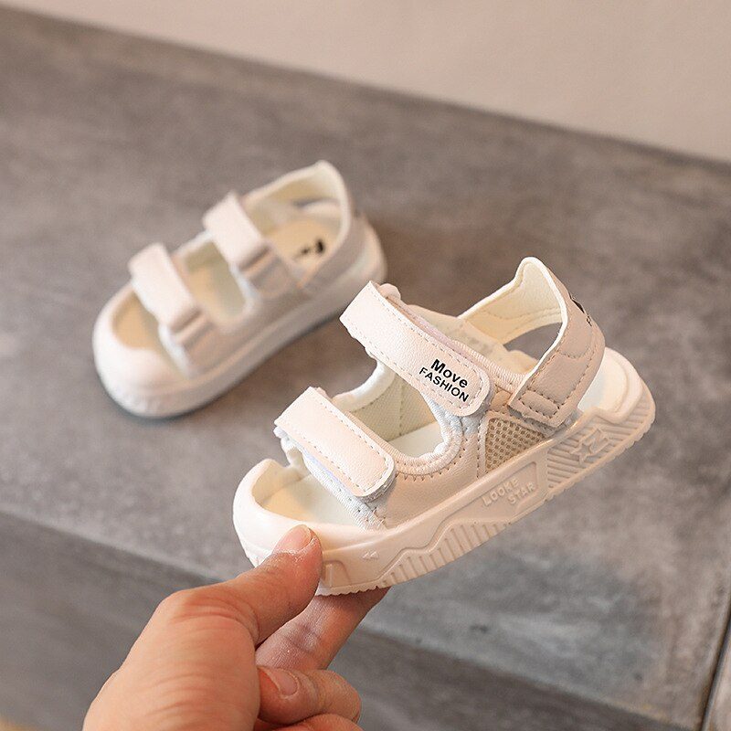 Miles Unisex Afslappet Børnesandaler - Hvid
