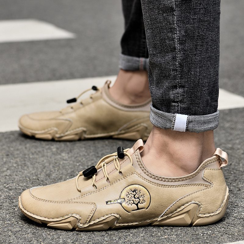 Minguez Casual Sneakers Til Mænd - Beige