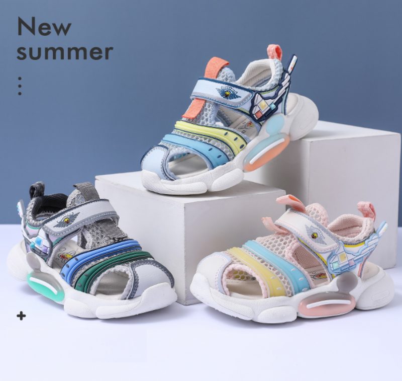 Mitchell Unisex Strandsandaler Til Børn - Blå