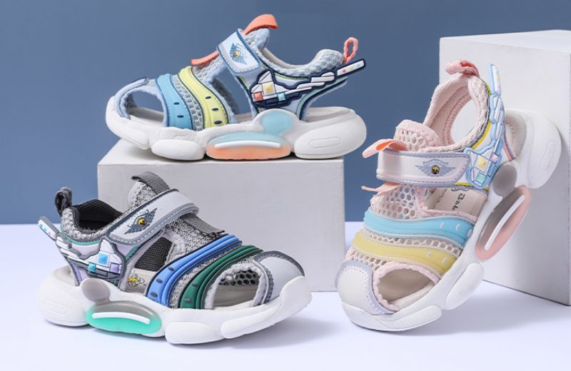 Mitchell Unisex Strandsandaler Til Børn - Blå