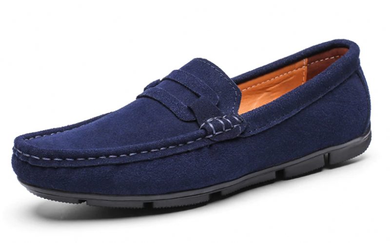 Moca Loafer Dress Sko Til Mænd - Marineblå