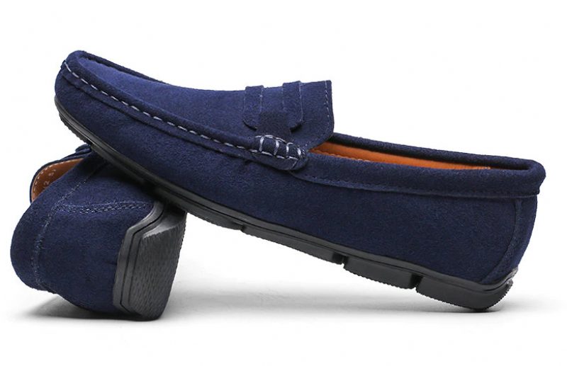 Moca Loafer Dress Sko Til Mænd - Marineblå