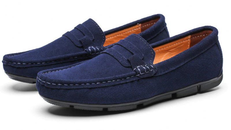 Moca Loafer Dress Sko Til Mænd - Marineblå